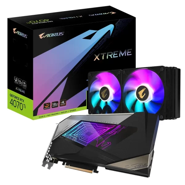 AORUS GeForce RTX 4070 Ti Xtreme Waterforce - Balenie grafickej karty