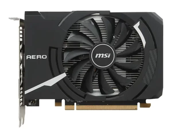 MSI Radeon 550 AERO ITX 2G OC - Predný pohľad na grafickú kartu