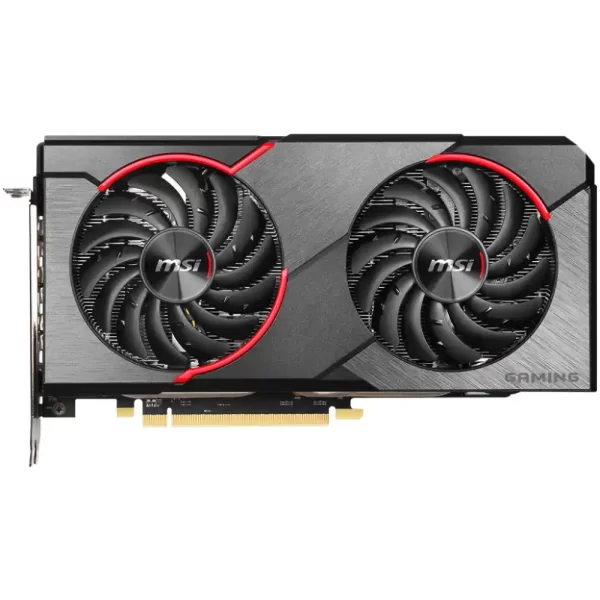 MSI Radeon RX 5500 XT Gaming 4G - Predný pohľad na kartu