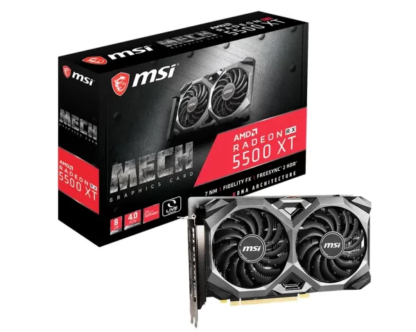 MSI Radeon RX 5500 XT MECH 8G - Grafická karta a balenie