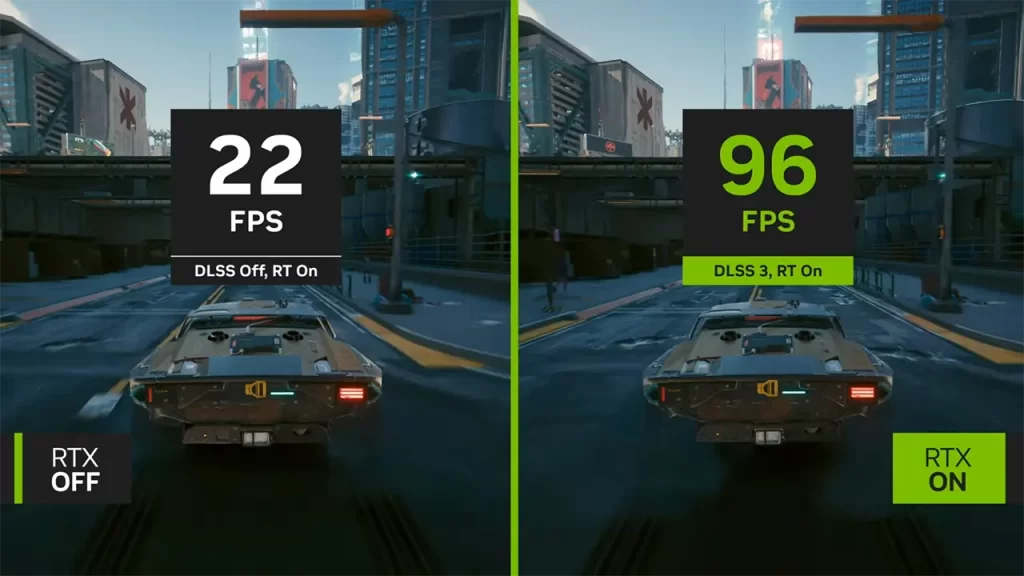 Nvidia DLSS - vypnuté vs zapnuté