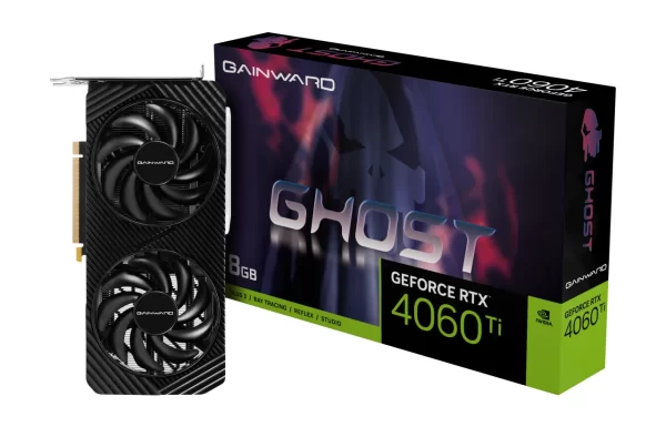 Gainward GeForce RTX 4060 Ti Ghost 8GB Balenie s grafickou kartou