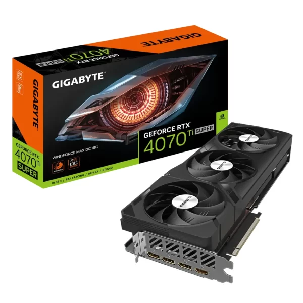 Gigabyte GeForce RTX 4070 Ti SUPER WINDFORCE MAX OC 16G - Grafická karta s balením