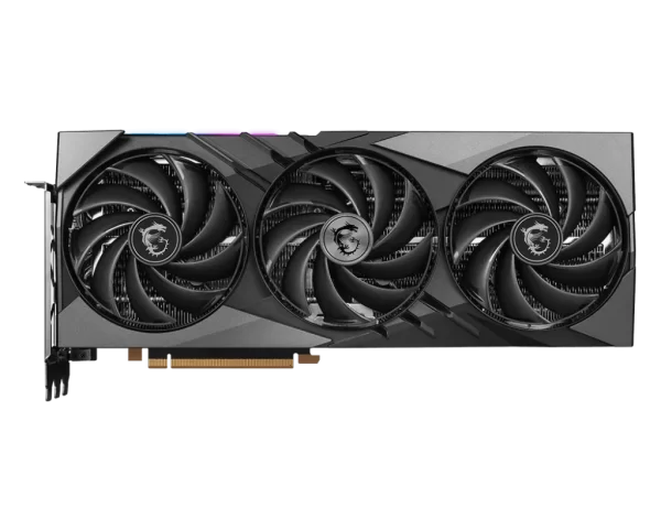 MSI GeForce RTX 4080 SUPER 16G GAMING X SLIM - Trojitý ventilátorový chladiaci systém z vrchu