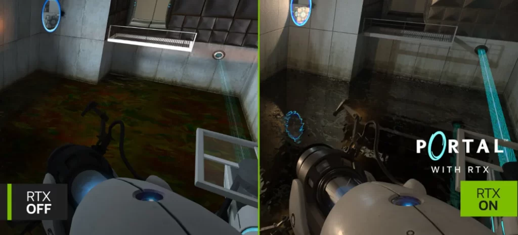 Ray Tracing NVIDIA - gameplay Portal