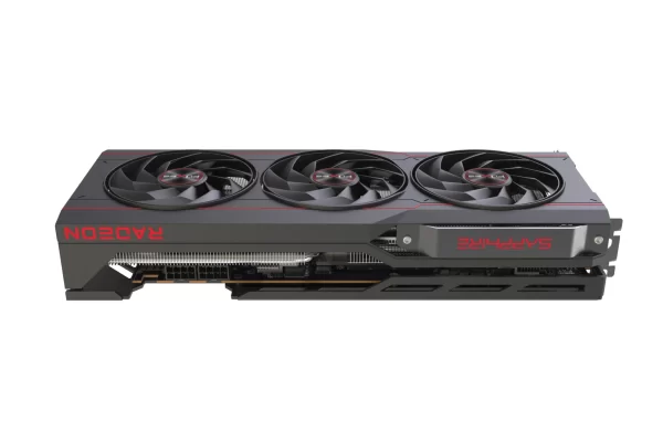 Sapphire Amd Radeon PULSE RX 7900 XT 20GB - Pohľad na vrchnú stranu grafickej karty