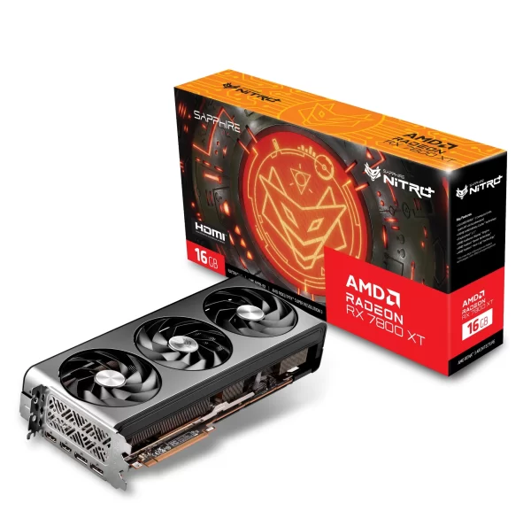 Sapphire NITRO+ AMD Radeon RX 7800 XT 16GB Kompletné balenie grafickej karty