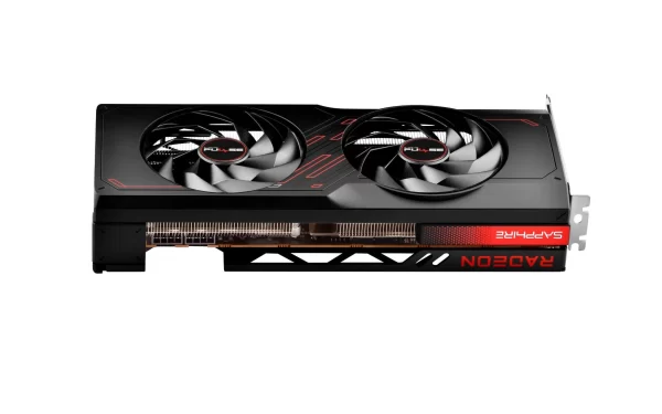 Sapphire PULSE AMD Radeon RX 7800 XT 16GB - Pohľad z boku na chladenie