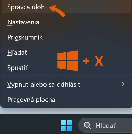 Správca úloh Windows - návod