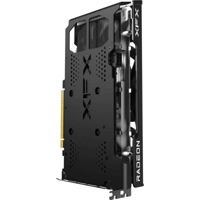 XFX_Speedster_SWFT_210_AMD_Radeon_RX_6600_8GB_-_Bočný_pohľad_na_kartu_vo_vertikálnej_pozícii