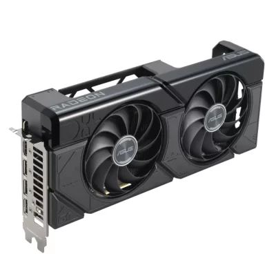 ASUS Dual Radeon RX 7900 GRE OC Edition - Bočný pohľad na grafickú kartu