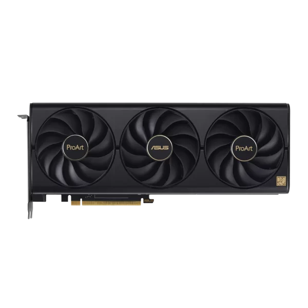 Asus ProArt GeForce RTX 4080 SUPER OC Edition Predný pohľad na ventilátory