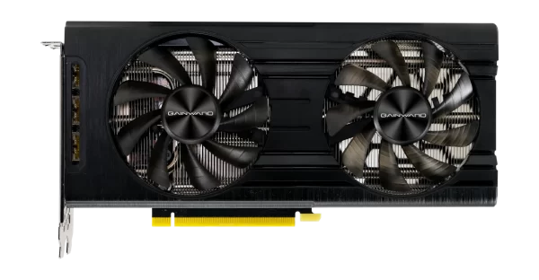 Gainward GeForce RTX 3060 Ghost Predná strana - Elegantný dizajn s dvomi ventilátormi.