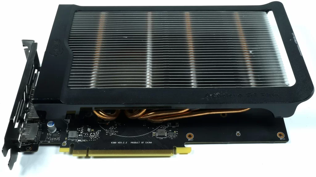 GeForce GXT 1650 Pasívne chladenie grafickej karty bez chladiča