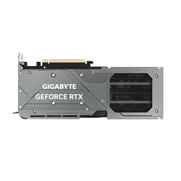 Gigabyte GeForce RTX 4060 Ti Zadná strana - Robustný chladiaci systém zadnej strany grafickej karty.