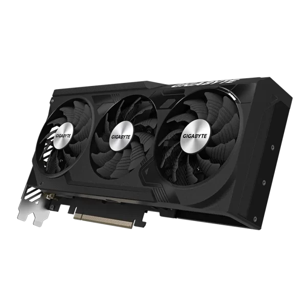 Gigabyte GeForce RTX 4070 WINDFORCE OC 12G Bočný pohľad na grafickú kartu