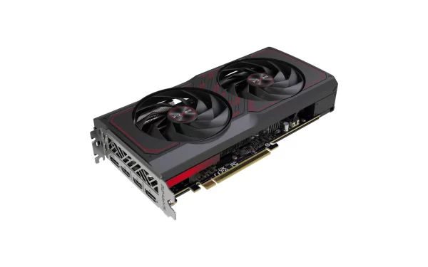 SAPPHIRE_PULSE_AMD_Radeon_RX_7600_XT_3D_bočný_pohľad