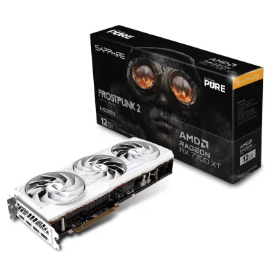 Sapphire PURE AMD Radeon RX 7700 XT Frostpunk 2 Edition Grafická karta s balením