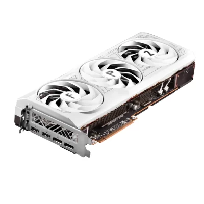 Sapphire PURE AMD Radeon RX 7700 XT Frostpunk 2 Edition Predný pohľad na grafickú kartu