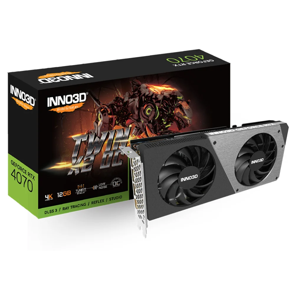 INNO3D_GeForce_RTX_4070_TWIN_X2_OC_- Grafická karta a balenie