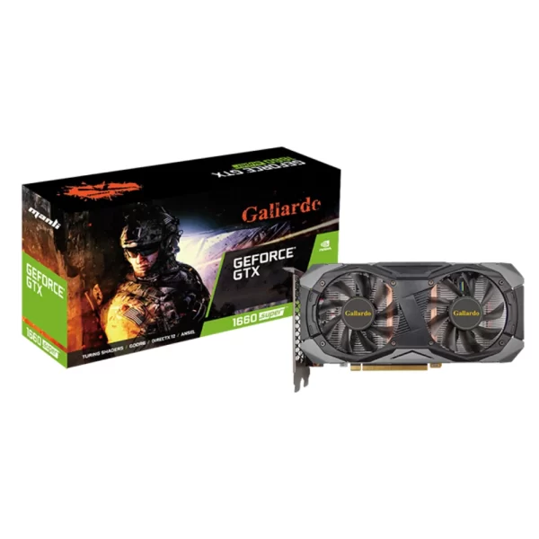 MANLI GeForce GTX 1660 Super Gallardo 6GB - Grafická karta s balením