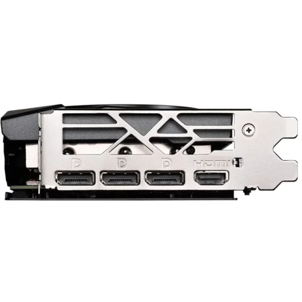 MSI GeForce RTX 4070 SUPER 12G GAMING X SLIM – Výstupy na videoporty: 3× DisplayPort, 1× HDMI