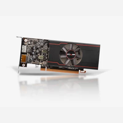 Sapphire PULSE AMD Radeon RX 6400 – Predný pohľad na grafickú kartu