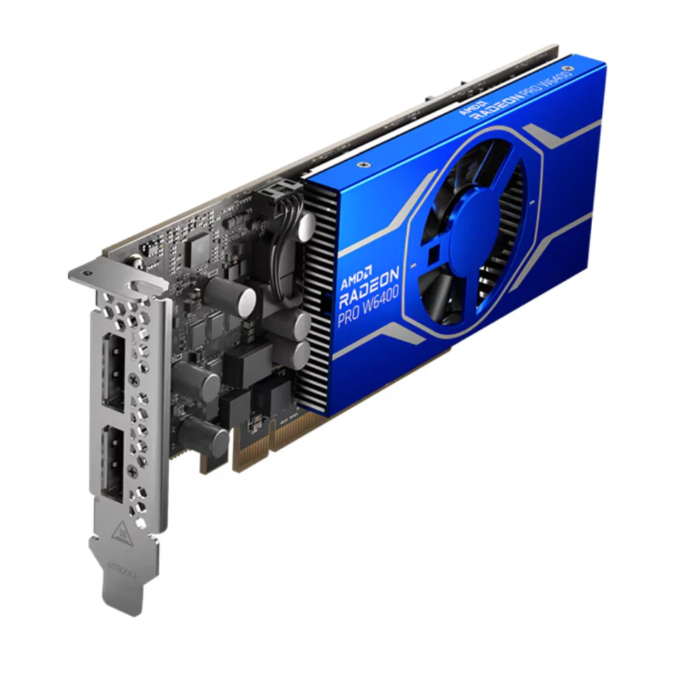 AMD Radeon Pro W6400 – pracovná grafická karta s nízkoprofilovým dizajnom a aktívnym chladením AMD Radeon Pro W6400 – pracovná grafická karta s nízkoprofilovým dizajnom a aktívnym chladením