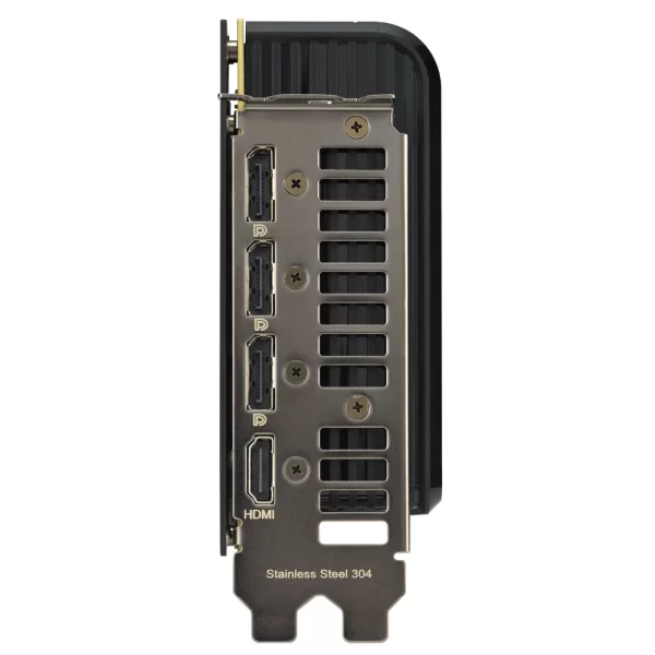 ASUS PRIME GeForce RTX 5070 12GB GDDR7 OC Edition – Výstupy DisplayPort a HDMI na zadnej strane