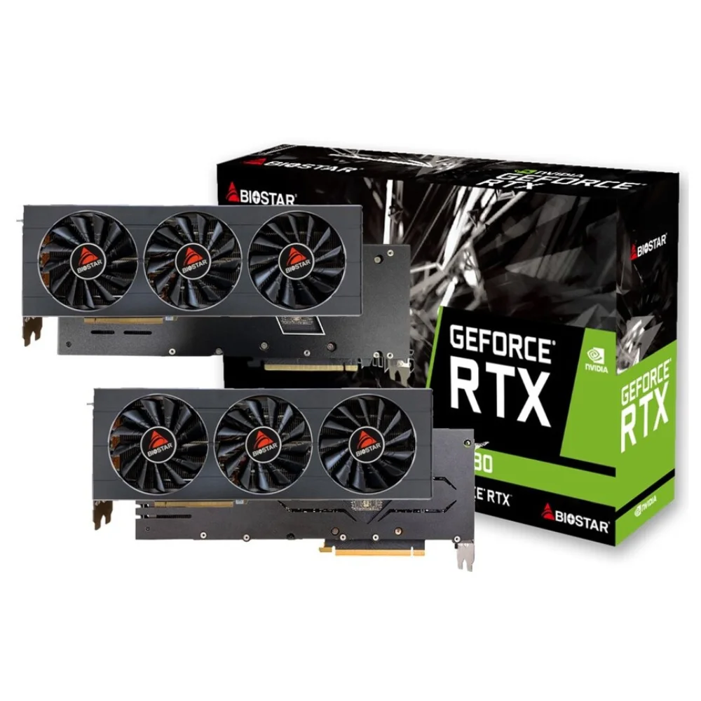 Biostar GeForce RTX 3080 – Trojventilátorová herná grafická karta s výkonom pre náročné aplikácie Biostar GeForce RTX 3080 – Trojventilátorová herná grafická karta s výkonom pre náročné aplikácie