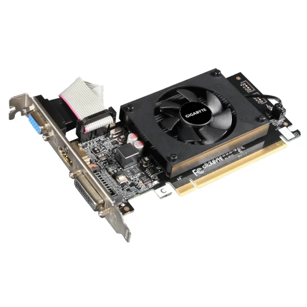 GIGABYTE GeForce GT 710 2GB DDR3 – Kompaktná grafická karta GeForce GT 710 s aktívnym chladením a nízkym profilom