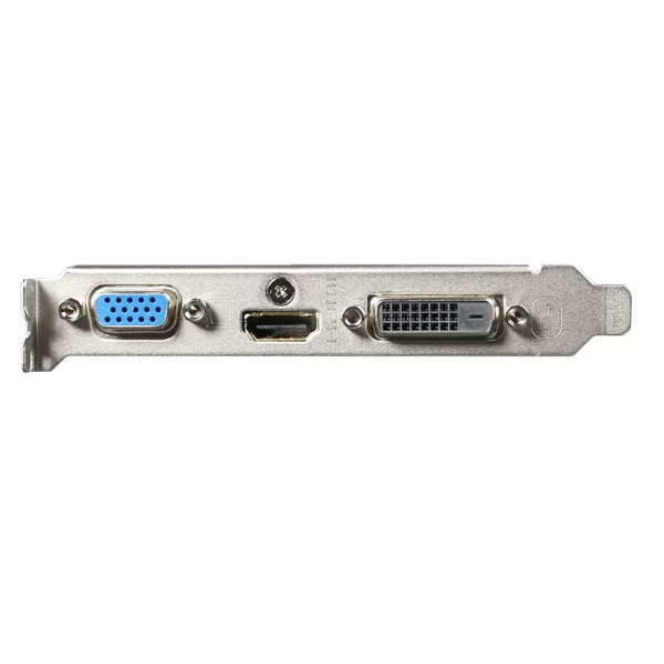 GIGABYTE GeForce GT 710 2GB DDR3 – Zadný panel grafickej karty GeForce GT 710 s grafickými výstupmi