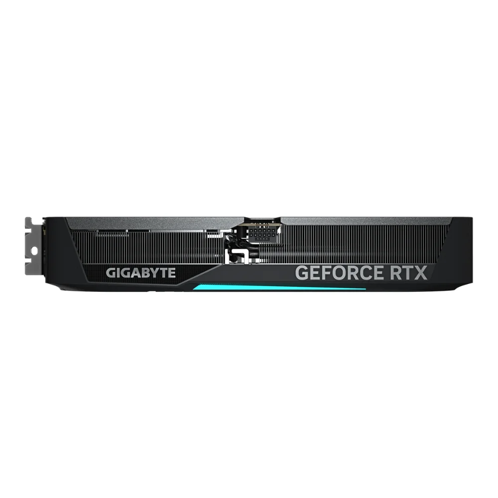 Gigabyte GeForce RTX 5070 EAGLE OC SFF 12G – Bočný pohľad s logom Gigabyte a GeForce RTX Gigabyte GeForce RTX 5070 EAGLE OC SFF 12G – Bočný pohľad s logom Gigabyte a GeForce RTX