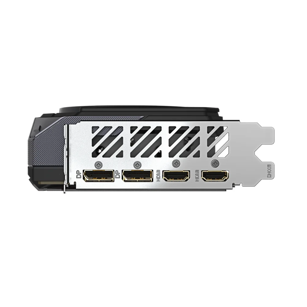 Gigabyte Radeon RX 9070 GAMING OC 16GB – Zadný panel s výstupmi 2x HDMI a 2x DisplayPort Gigabyte Radeon RX 9070 GAMING OC 16GB – Zadný panel s výstupmi 2x HDMI a 2x DisplayPort