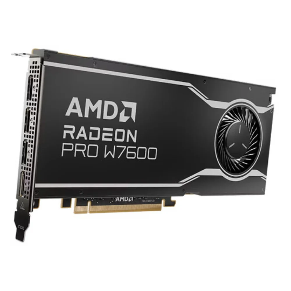 HP AMD Radeon Pro W7600 8 GB – Profesionálna grafická karta s ventilátorom typu blower a 4 výstupmi DisplayPort HP AMD Radeon Pro W7600 8 GB – Profesionálna grafická karta s ventilátorom typu blower a 4 výstupmi DisplayPort