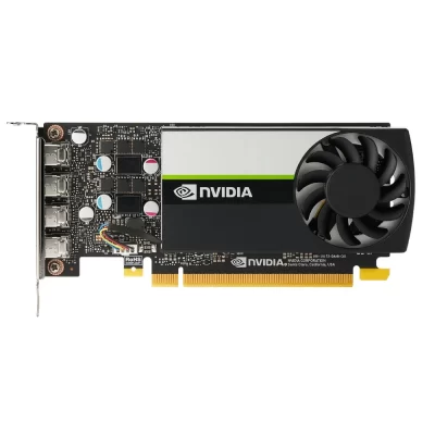 HP NVIDIA T1000 4GB 4mDP – Profesionálna grafická karta s jedným ventilátorom a štyrmi mini DisplayPort výstupmi