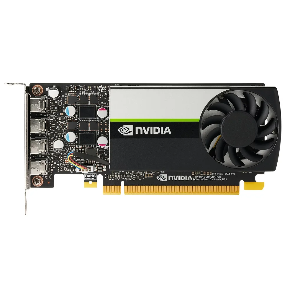 HP NVIDIA T1000 4GB 4mDP – Profesionálna grafická karta s jedným ventilátorom a štyrmi mini DisplayPort výstupmi HP NVIDIA T1000 4GB 4mDP – Profesionálna grafická karta s jedným ventilátorom a štyrmi mini DisplayPort výstupmi
