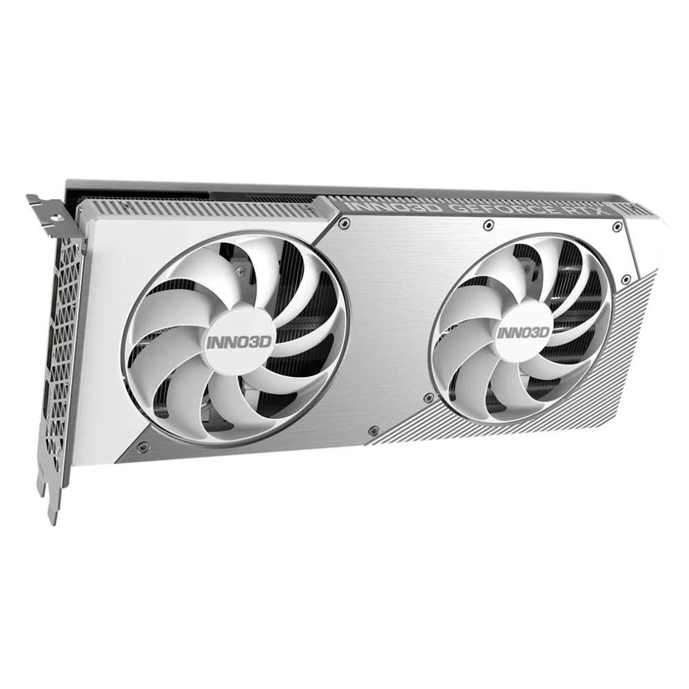 Inno3D GeForce RTX 5070 Twin X2 OC WHITE – Detaily chladiča a dizajnu bielej edície grafickej karty Inno3D GeForce RTX 5070 Twin X2 OC WHITE – Detaily chladiča a dizajnu bielej edície grafickej karty