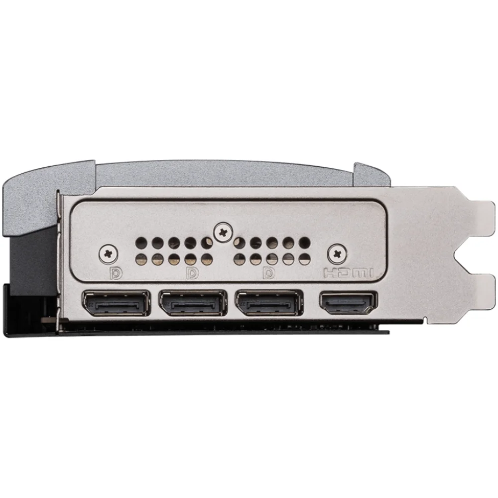 MSI GeForce RTX 5080 16G Ventus 3X OC – Zadný panel s portami HDMI a DisplayPort MSI GeForce RTX 5080 16G Ventus 3X OC – Zadný panel s portami HDMI a DisplayPort