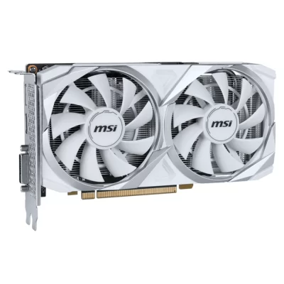 MSI GeForce RTX 3050 VENTUS 2X XS WHITE 8G OC – biela edícia grafickej karty s dvoma veľkými ventilátormi a kompaktným dizajnom