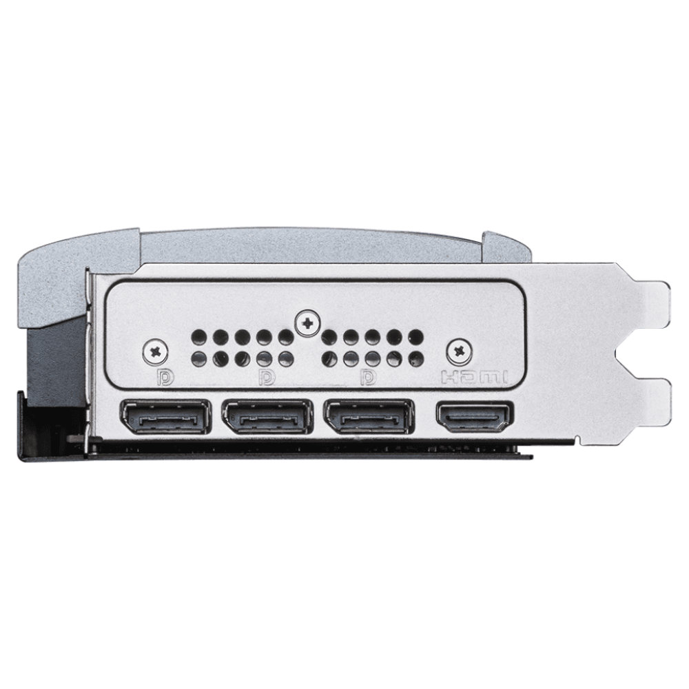 MSI GeForce RTX 5080 16G VENTUS 3X OC PLUS – Výstupné porty na zadnom paneli: 3× DisplayPort, 1× HDMI MSI GeForce RTX 5080 16G VENTUS 3X OC PLUS – Výstupné porty na zadnom paneli: 3× DisplayPort, 1× HDMI