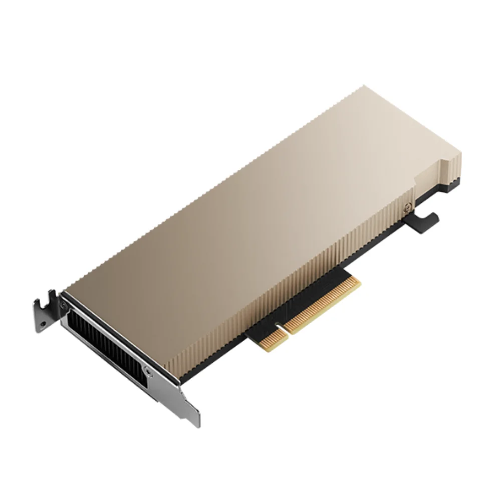 PNY NVIDIA A2 16GB – Detail na spodnú hranu grafickej karty s PCIe rozhraním a hladkým kovovým povrchom PNY NVIDIA A2 16GB – Detail na spodnú hranu grafickej karty s PCIe rozhraním a hladkým kovovým povrchom