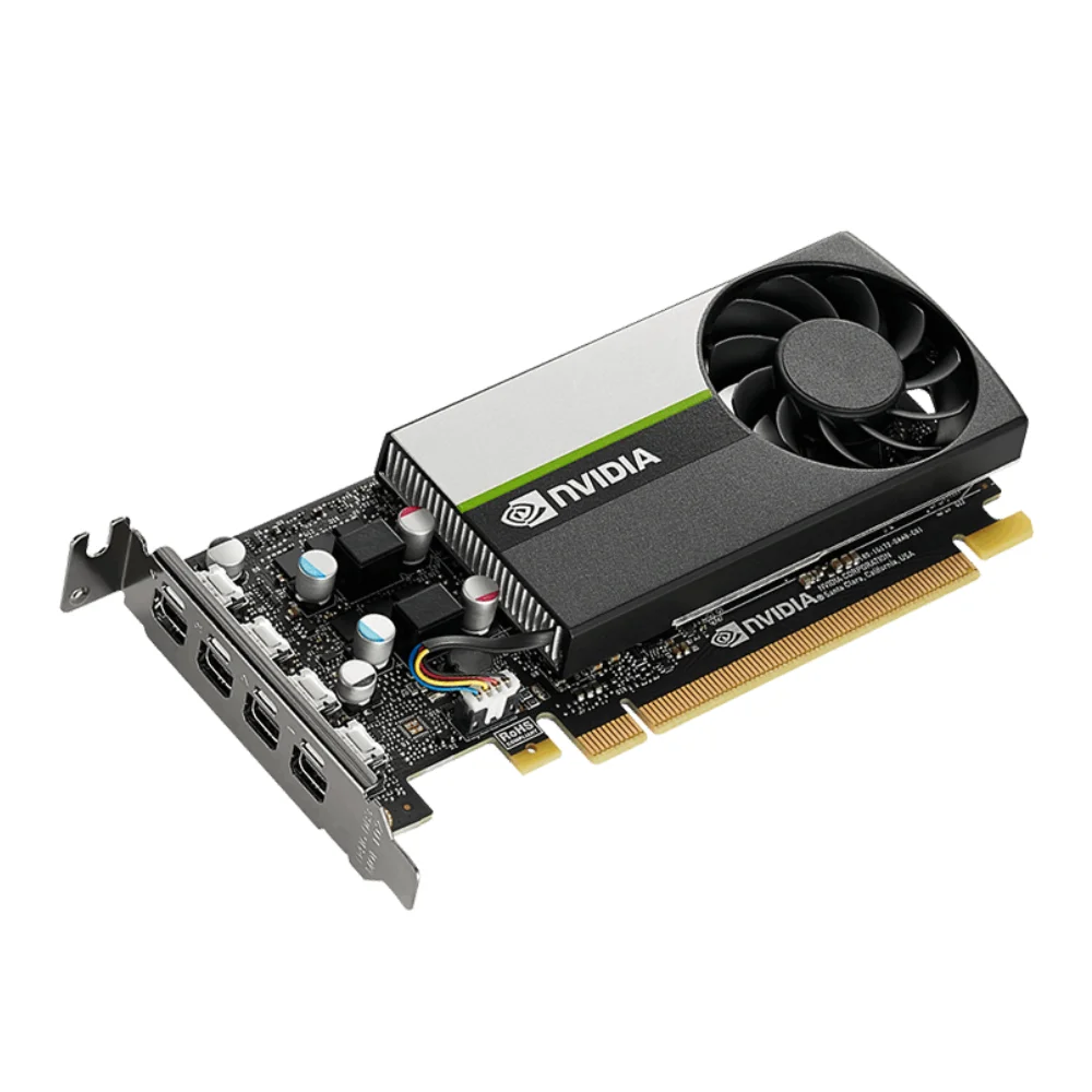 PNY NVIDIA T1000 4GB – Kompaktná profesionálna grafická karta s aktívnym chladením a štyrmi mini DisplayPort výstupmi PNY NVIDIA T1000 4GB – Kompaktná profesionálna grafická karta s aktívnym chladením a štyrmi mini DisplayPort výstupmi