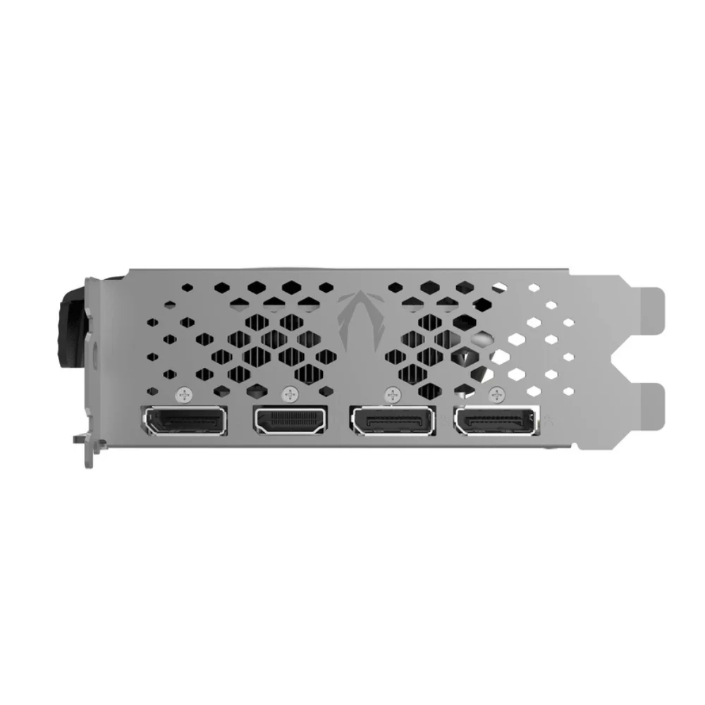 ZOTAC GAMING GeForce RTX 4060 8GB SOLO – Výstupy pre 3x DisplayPort a 1x HDMI ZOTAC GAMING GeForce RTX 4060 8GB SOLO – Výstupy pre 3x DisplayPort a 1x HDMI