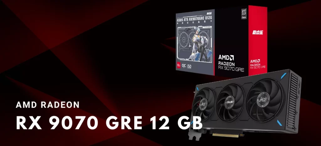 AMD Radeon RX 9070 GRE Výkon blízky RTX 5070, iba pre činsky trh