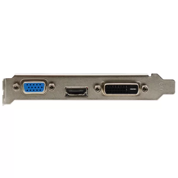AFOX GeForce GT 730 4GB – Výstupný panel s VGA, HDMI a DVI portmi