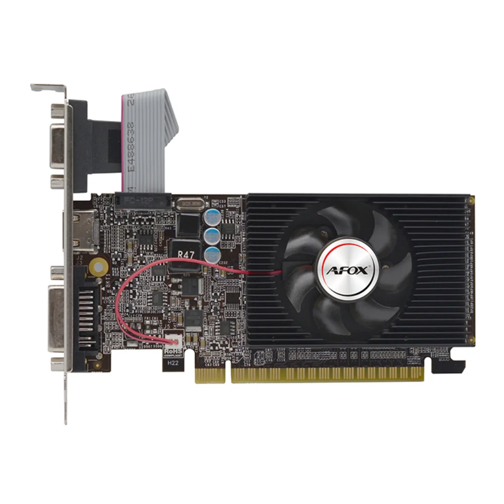 AFOX GT 610 2GB – Kompaktná grafická karta s aktívnym ventilátorom AFOX GT 610 2GB – Kompaktná grafická karta s aktívnym ventilátorom
