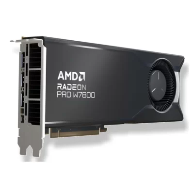 AMD Radeon PRO W7800 32GB – Profesionálna grafická karta s ventilátorovým chladičom a štyrmi DisplayPort výstupmi