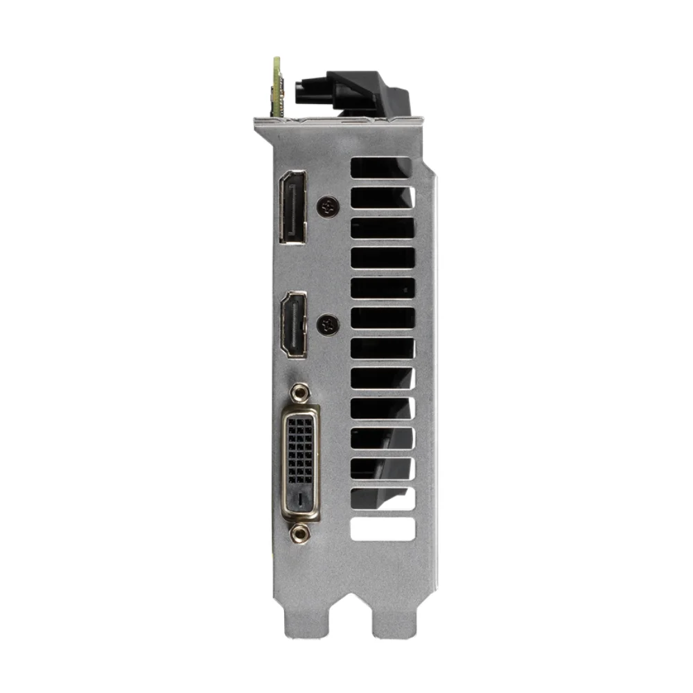 ASUS Phoenix GeForce GTX 1660 SUPER OC 6GB – Výstupný panel s portmi HDMI, DisplayPort a DVI-D ASUS Phoenix GeForce GTX 1660 SUPER OC 6GB – Výstupný panel s portmi HDMI, DisplayPort a DVI-D
