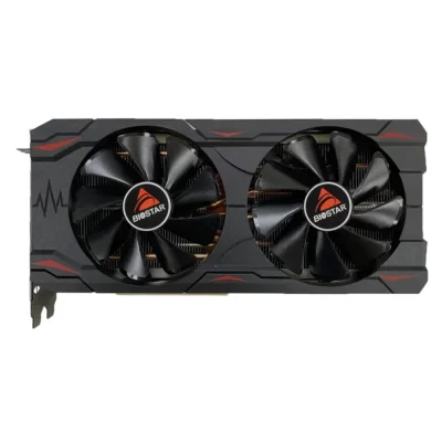 Biostar GeForce RTX 3070 8GB– pohľad spredu na ventilátory grafickej karty
